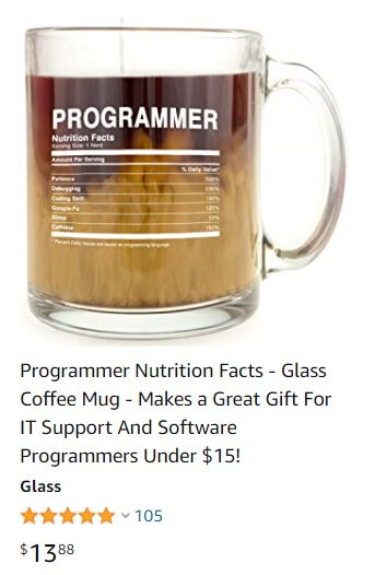 Clear Programmer Coffee Mug
