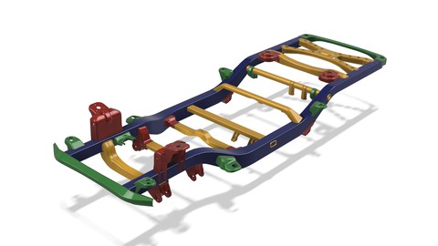 Sheet metal Stamping design with Fusion 360 - Chassis frame