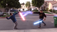 Star Wars Effects! Lightsabers and Force Lightning!
