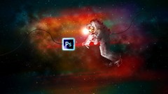Space Explorer-Photo Composite Photo Manipulation Photoshop