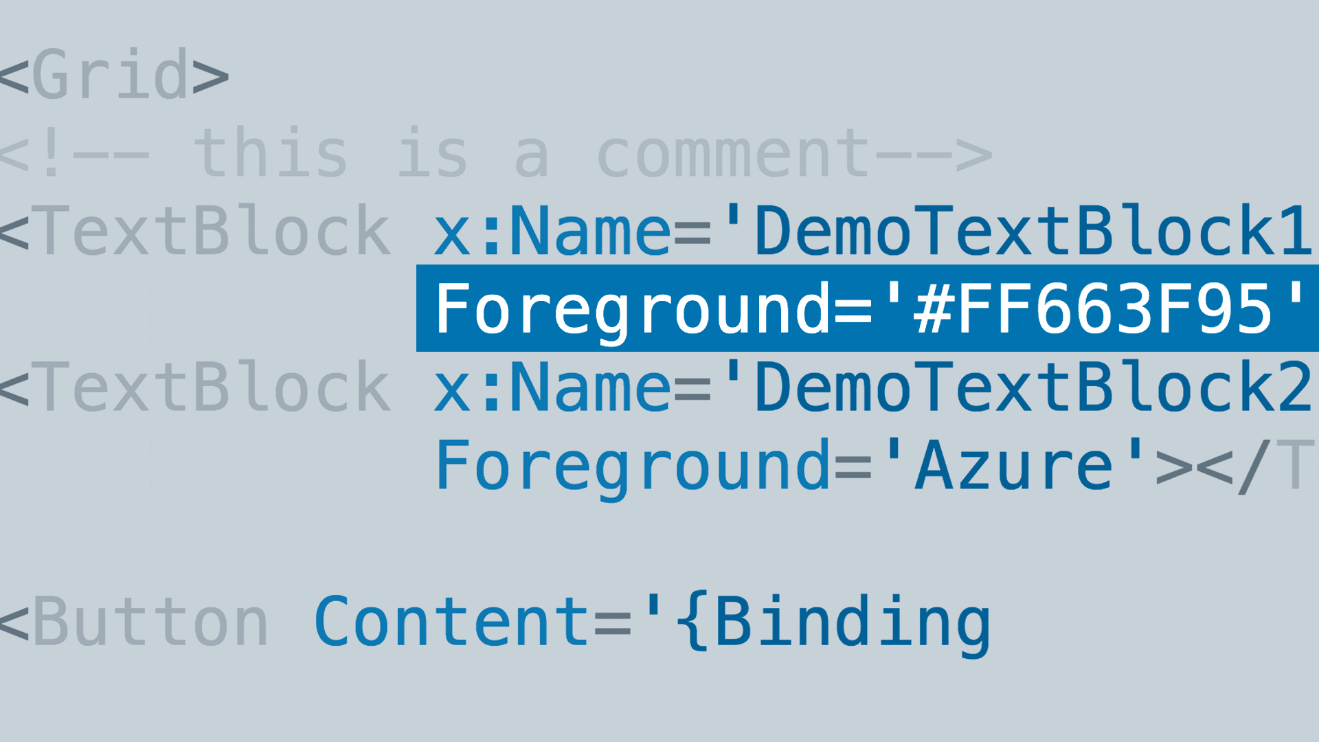 Microsoft XAML: 1 Core Concepts