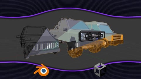 Low-Poly Vehicle Design in Blender for Unity Game Developers