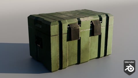 Game Asset Crate in Blender for Unreal & Unity