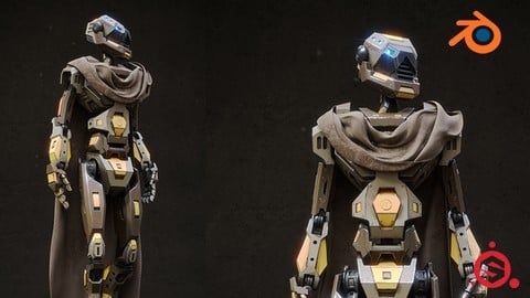 Blender 2.81 - Substance painter - Sci fi asset creation