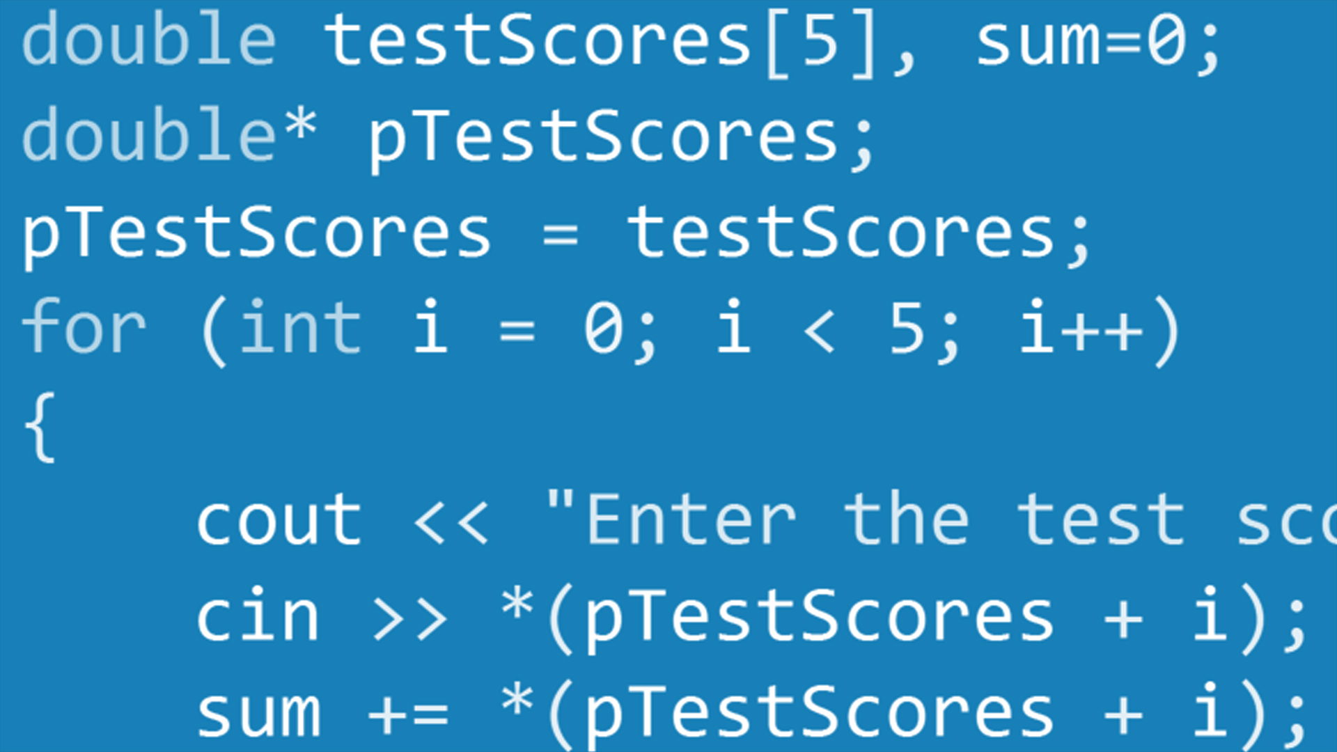 Learning C++ Pointers