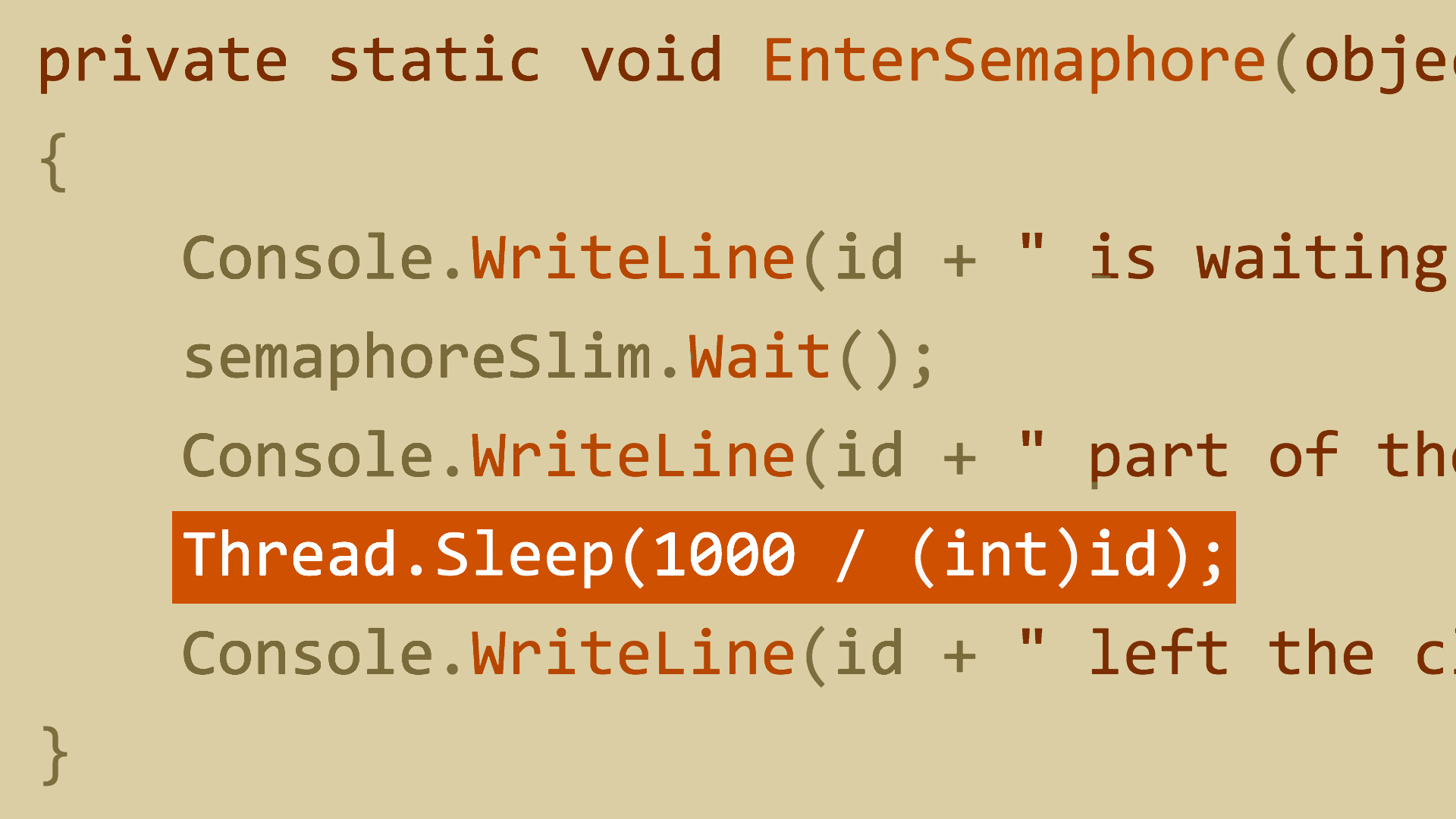 Threading in C#