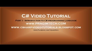 C# Tutorial for Beginners