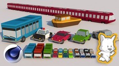 Low Poly Modeling in Cinema 4D - Vol 2: 3D Cars and Vehicles