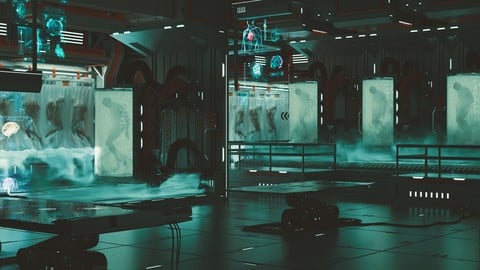 Creating A Si-fi Environment - Bio Lab
