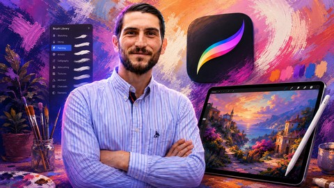 Procreate Academy. Ultimate Course, Digital Drawing on Ipad.