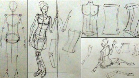 Drawing Human Actions to Master Figure Drawing and Painting