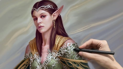 Digital Painting: Realistic Portraits from Sketch to Finish