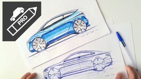 How to Sketch, Draw, Design Cars Like a Pro