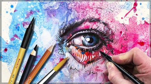 Expressive Drawing, Painting & Mixed Media Techniques Course