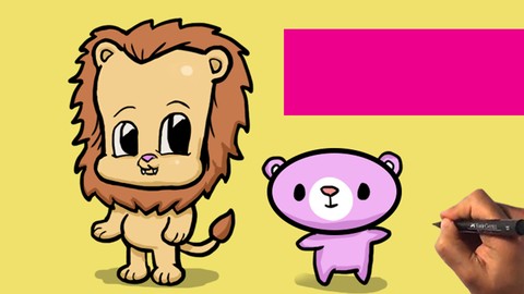 How to Draw Cute Animals - Cartoon Drawing Animation Course