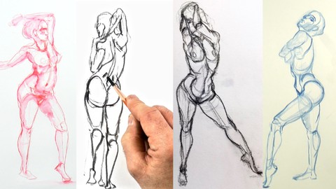Complete Figure Drawing Course for Beginners and Reentries