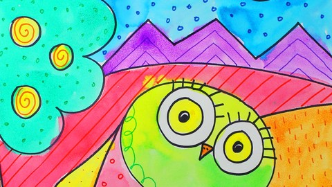 Art for Kids & Beginners: Drawing and Watercolor Painting