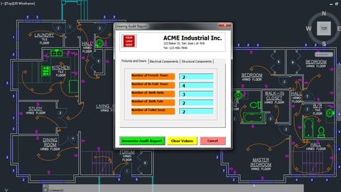 AutoCAD VBA Programming - Beginner course