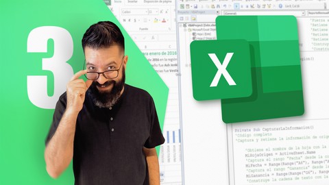 Excel Masterclass 3 - Experto (VBA + Programación + Macros)