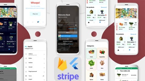 Flutter+Firebase Build a Grocery App&WEB Admin Panel [2024]