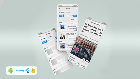 Flutter 3.0 Rest API crash course build a News app from zero