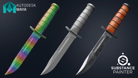 Video Game Weapon Course : Modeling / Substance Painter 2