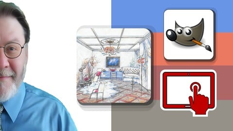 GIMP Digital Drawing: Free GIMP with a Budget Tablet