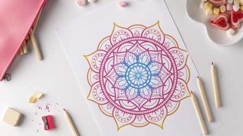 Mandala Art: Geometric, Dot, Chakra & 3D Mandala Drawing