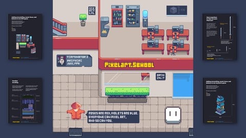 Pixel Art Mastery Course: Beginner To Pixel Art Professional