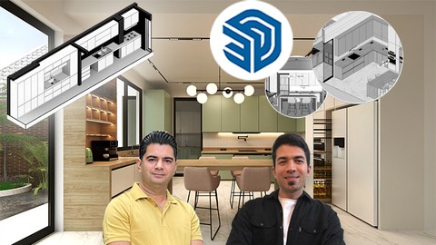 Kitchen Design - Cabinets, Details and Rendering