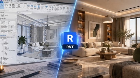 Revit 2025 for Interior Design Mastery + Advanced Rendering