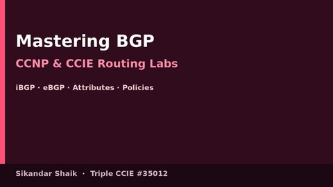 Cisco BGP in Depth: CCNP & CCIE Routing
