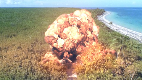 Explosion, using particles in Houdini
