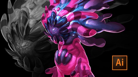 Character Design & Digital Art Demo in Adobe Illustrator