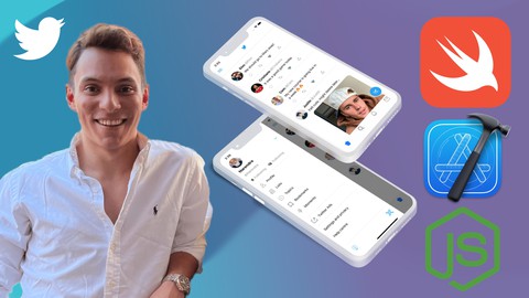 SwiftUI & Node.JS FullStack - Build Twitter - IOS 17