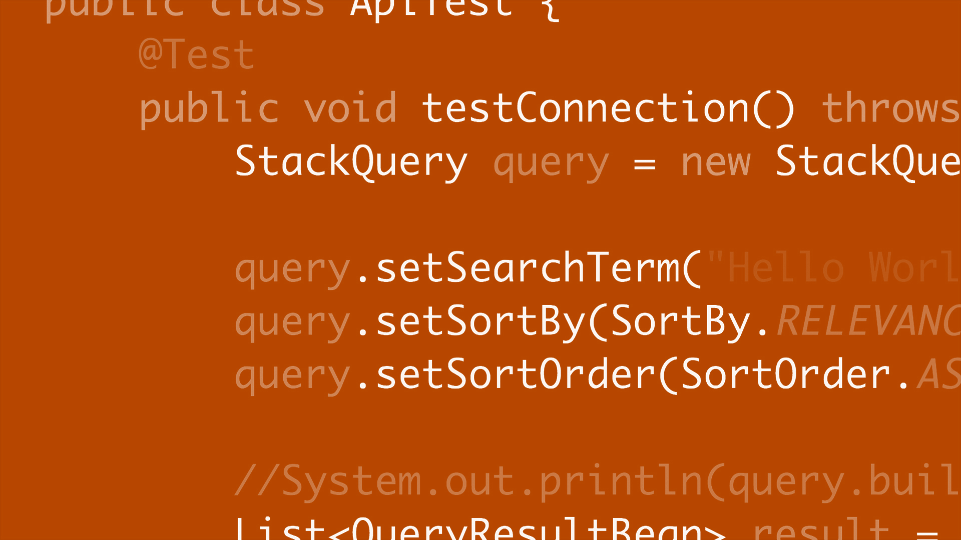 Learning Java by Example