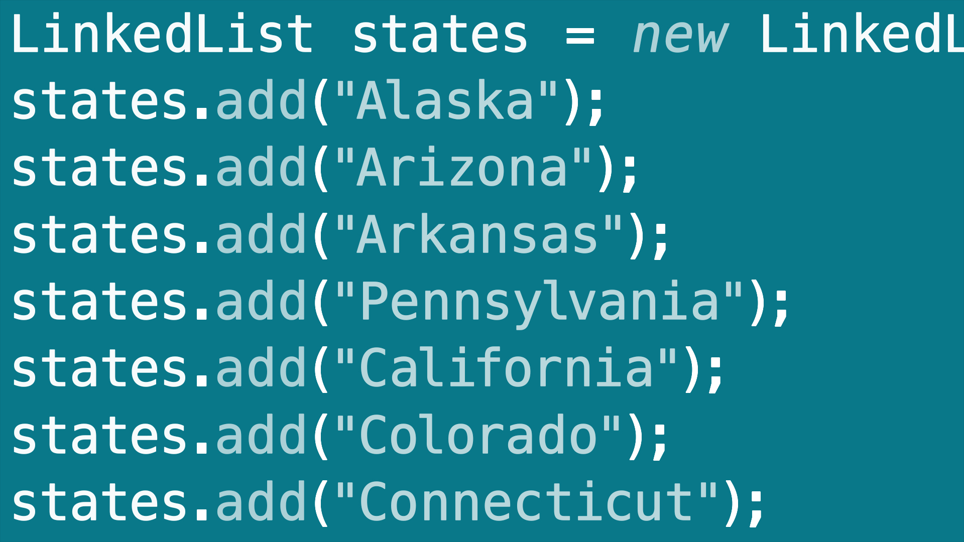 Java: Data Structures