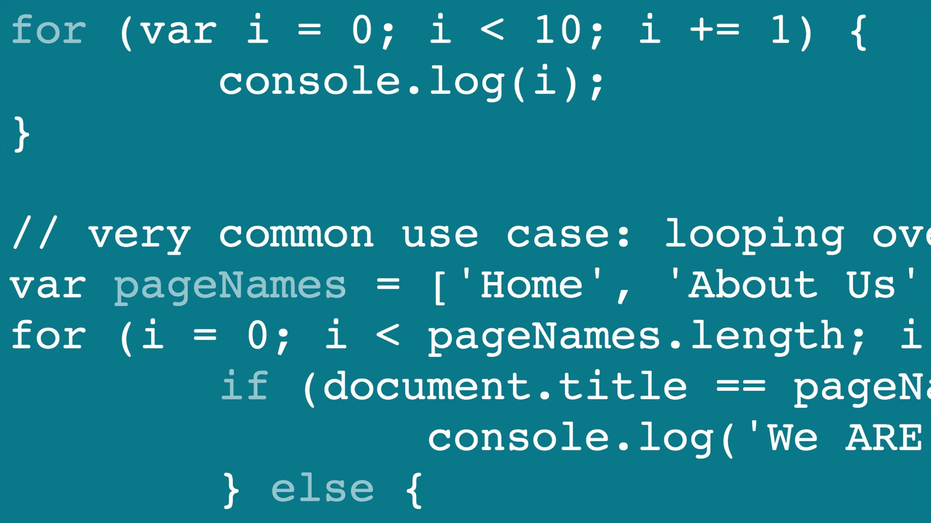 Learning the JavaScript Language