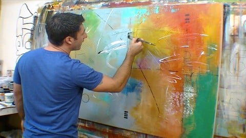 Abstract Techniques Revealed Vol. 1 Create Large Modern Art