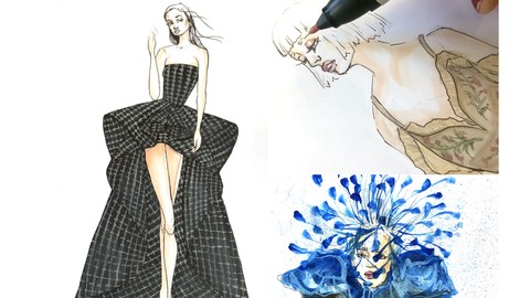 Intro to Fashion Illustration -Beginners- Fashion Design