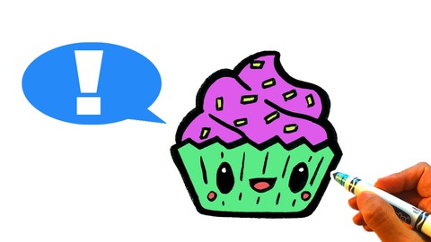 How to Draw Cute Cartoon Food - Drawing Animation Course