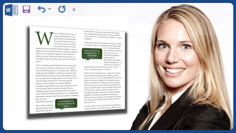 Professional documents using Word 2013