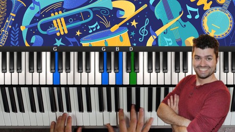 Blues Piano Lessons! A Course In Blues Piano & Improvisation