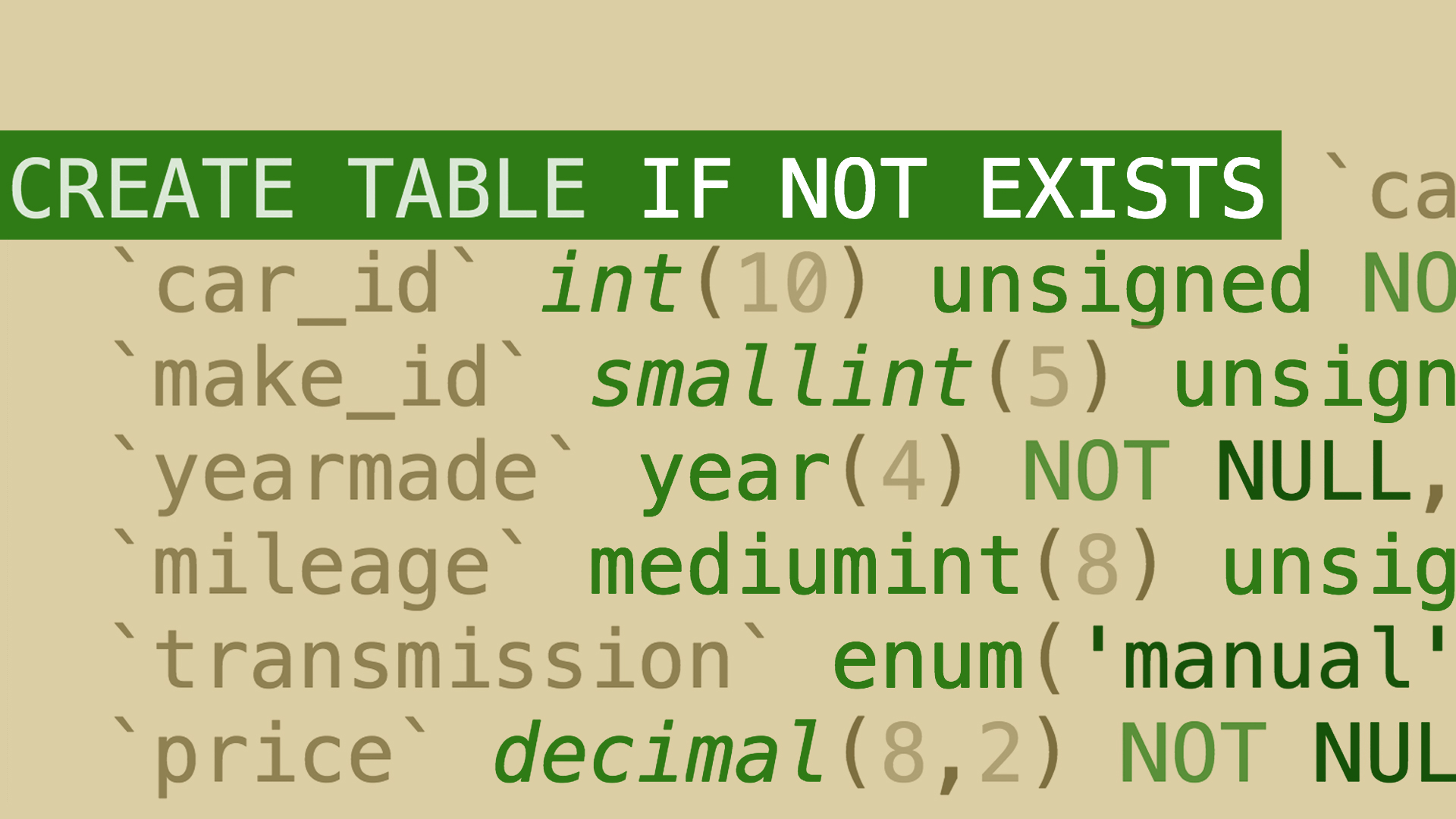Learning phpMyAdmin