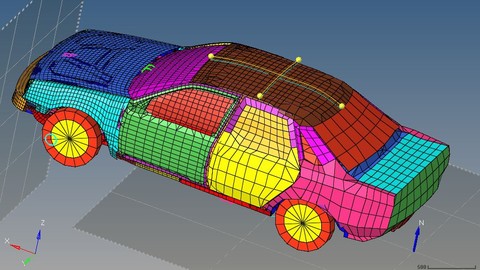 Altair Hypermesh : Learn Meshing and Linear Static Analysis