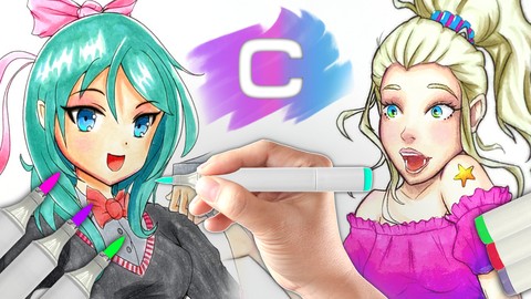 Character Coloring with Copic Markers Course