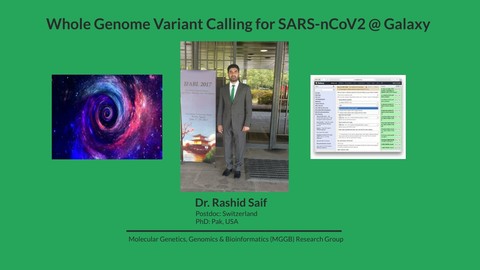 Whole Genome Variant Calling @ Galaxy