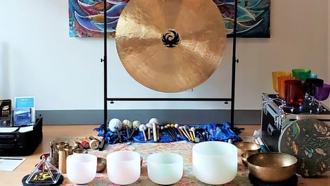 Singing Bowls and Gongs for Meditative Sound Baths
