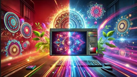 Photoshop and Illustrator Mastery with AI : 120+ Projects