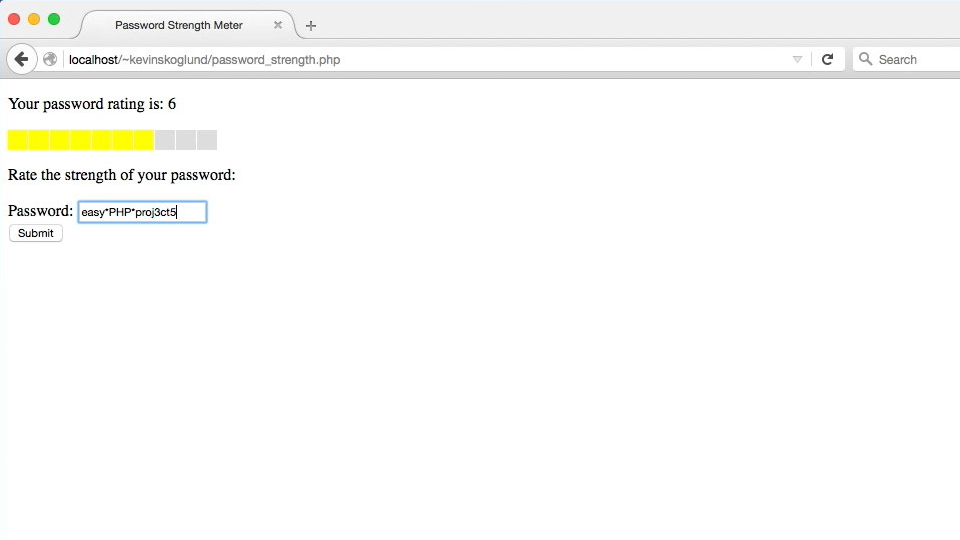 Easy PHP Projects: Password Utilities